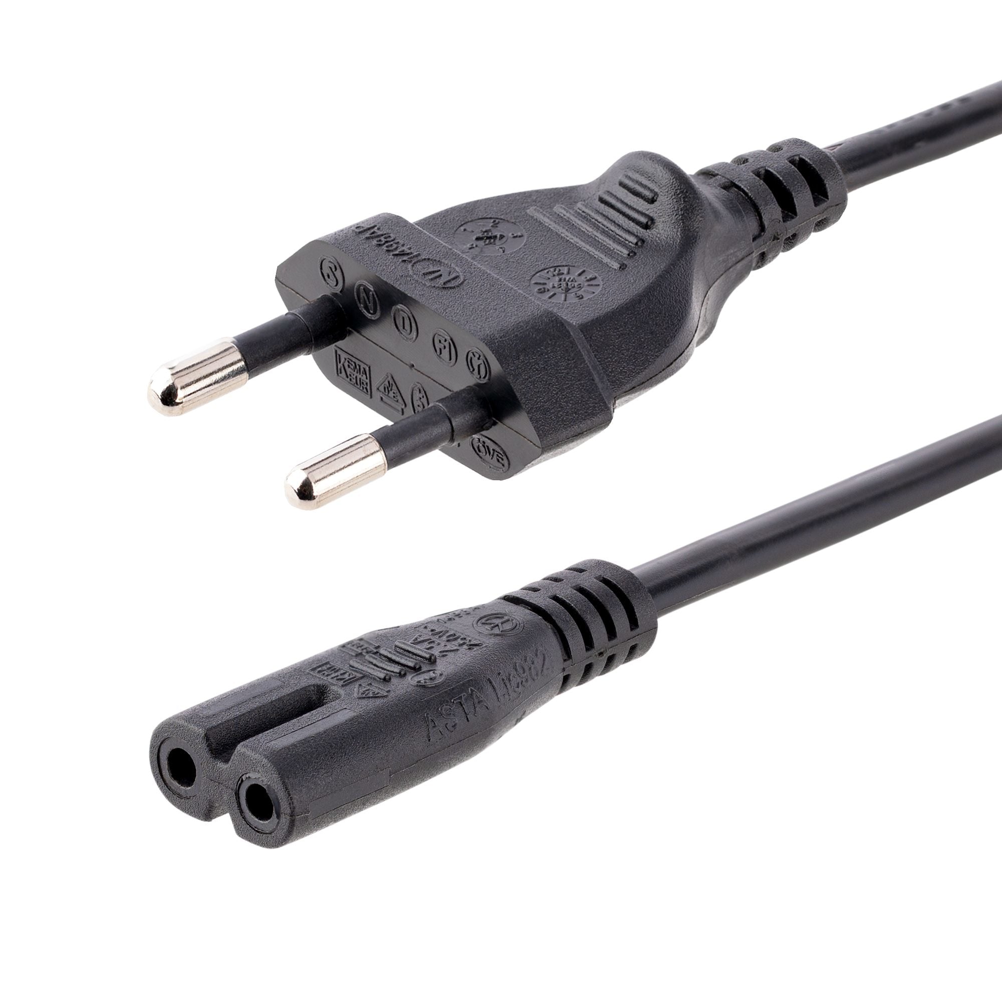 StarTech.com Netzkabel, Eurostecker (Typ C) auf IEC C7, 18 AWG