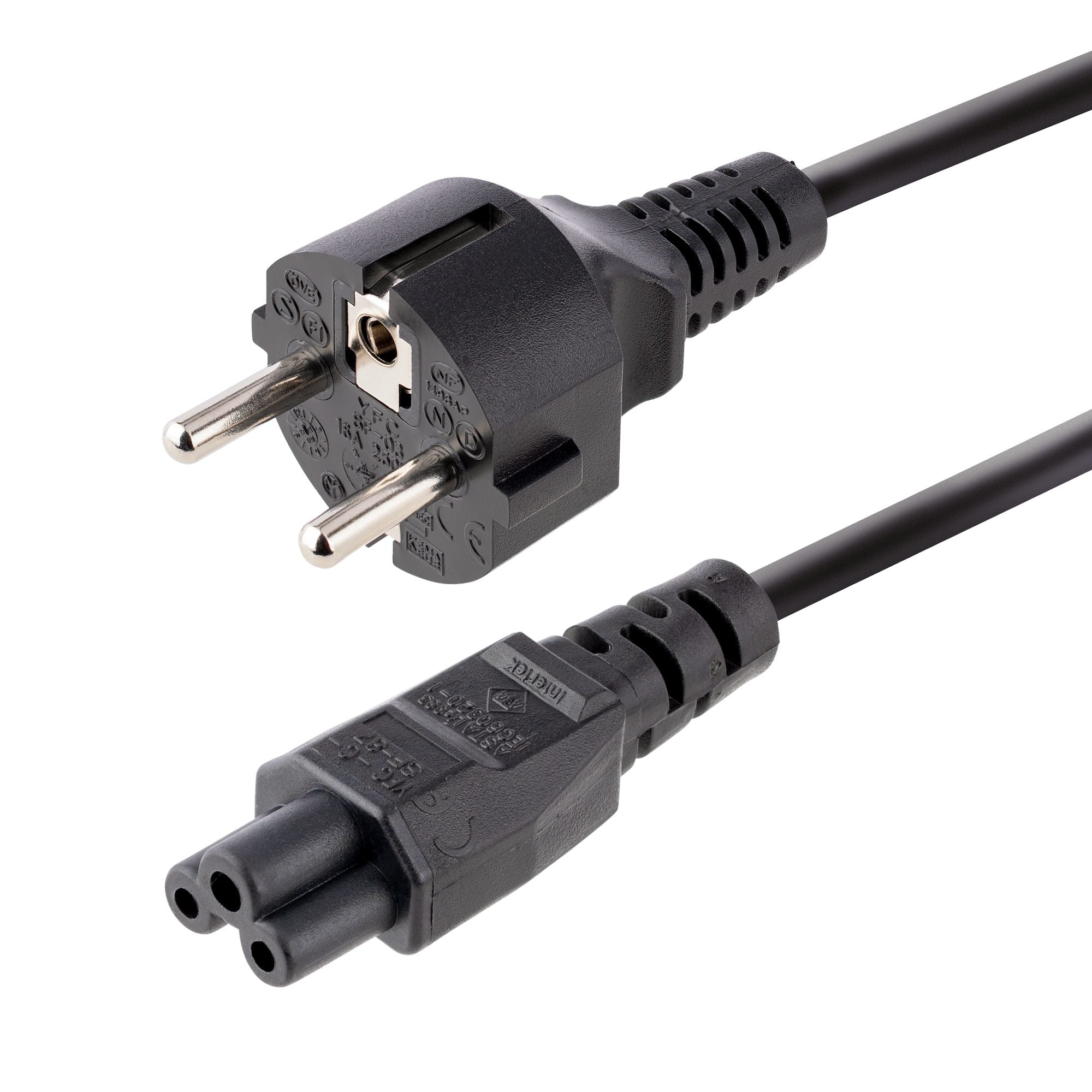 StarTech.com Netzkabel, Schuko (Typ F) auf IEC C5, 18 AWG