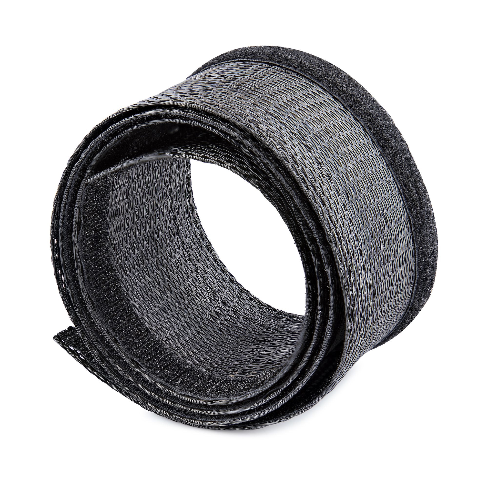 StarTech.com Kabelmuffe – 90 mm × 3 m – Kürzbar, hochbelastbar – Nylon/Polyester – Schwarz
