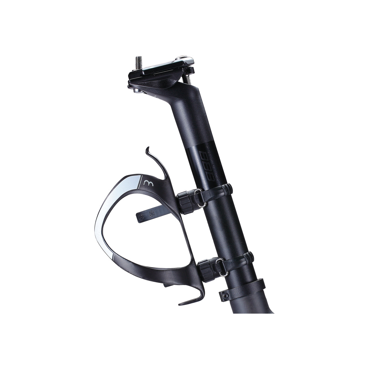 BBB Cycling BBB – Flaschenhalter – beidseitig – für Rahmendurchmesser 10–80 mm – schwarz – PP/TPR – 2 Stk.