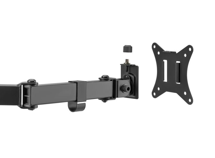 Equip 650159 – Monitorarm, Quad – bis 32", VESA 75 × 75/100 × 100 mm, schwenkbar