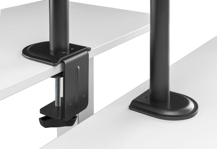 Equip 650159 – Monitorarm, Quad – bis 32", VESA 75 × 75/100 × 100 mm, schwenkbar