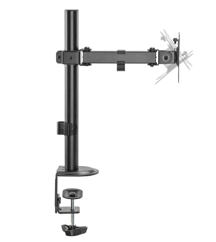 Equip 650156 – Monitorarm Tischhalterung – Klemme/Durchführung – 1 Monitor – 17–32″ – VESA 75×75/100×100 mm