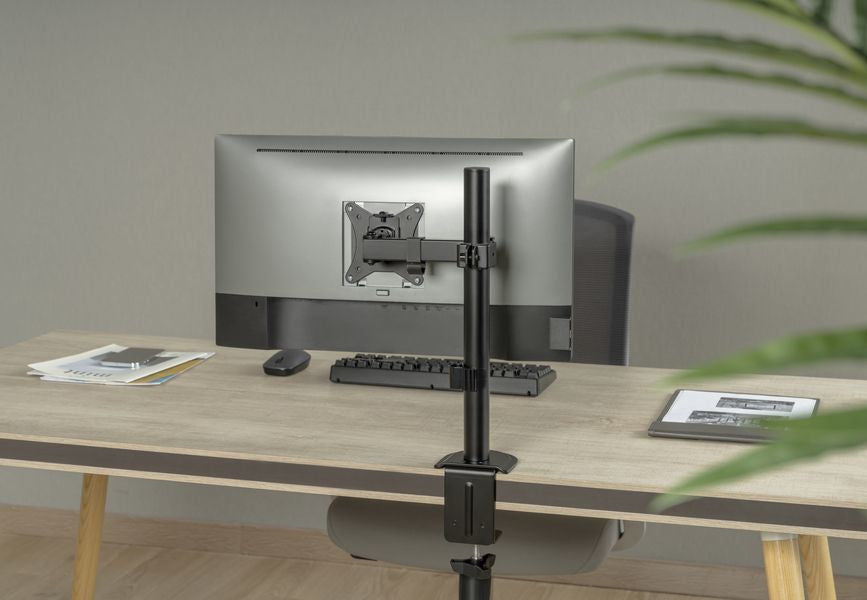 Equip 650156 – Monitorarm Tischhalterung – Klemme/Durchführung – 1 Monitor – 17–32″ – VESA 75×75/100×100 mm