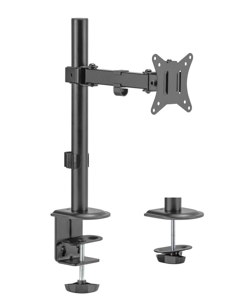 Equip 650156 – Monitorarm Tischhalterung – Klemme/Durchführung – 1 Monitor – 17–32″ – VESA 75×75/100×100 mm
