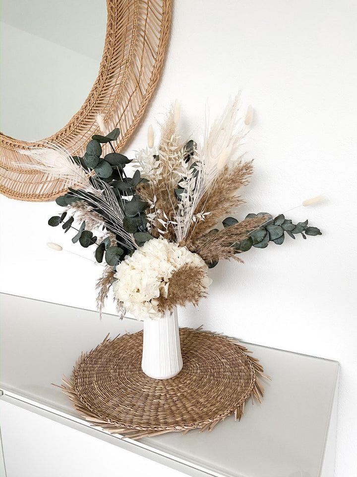 Soli Collection Trockenblumen – Weiss – 60 cm – 1er-Pack