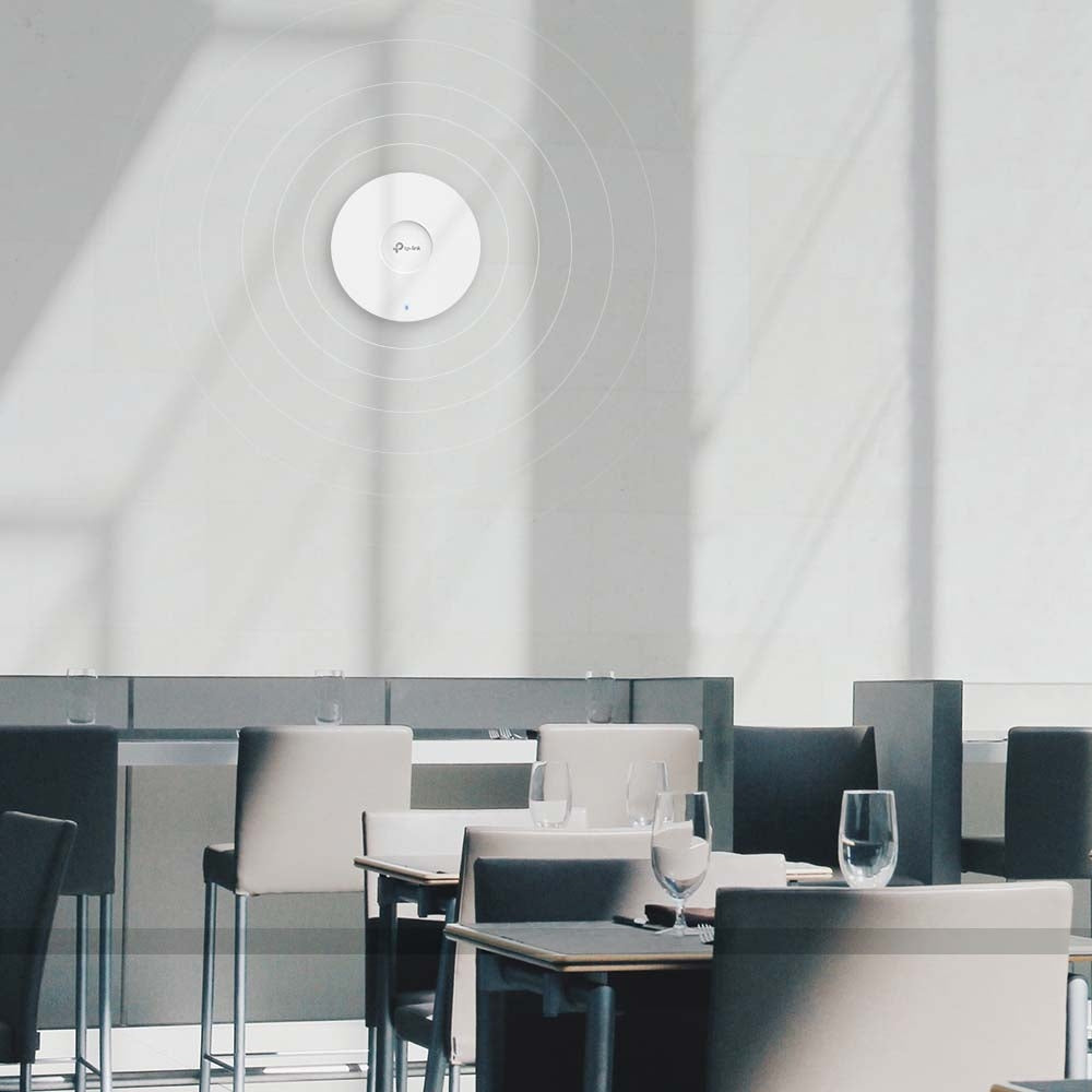 TP-Link AX1800 – Access Point – Wi‑Fi 6 (2,4/5 GHz), 1,8 Gbit/s, GbE, PoE, Wand/Decke