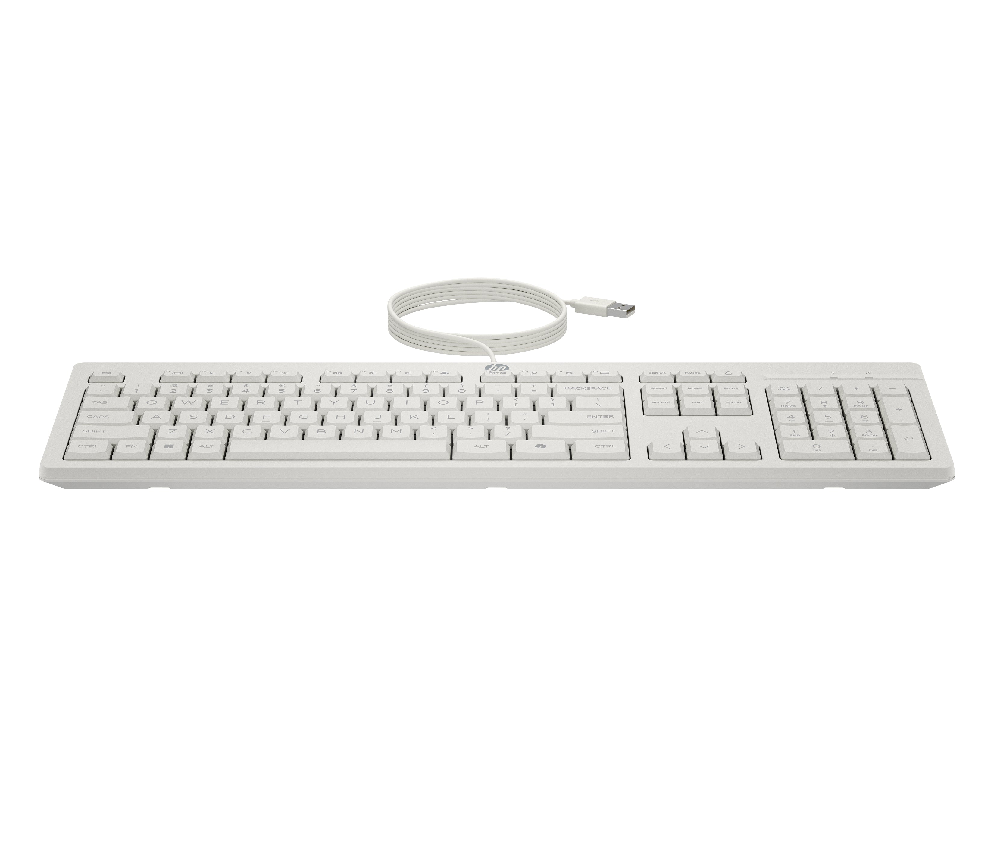 HP 225 – Tastatur-Maus-Set – 100% – kabelgebunden (USB) – Weiss