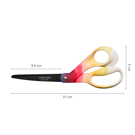 Fiskars Daybreak Schere – 21 cm, Kunst & Handwerk, Rechtshänder (1 Stk.)