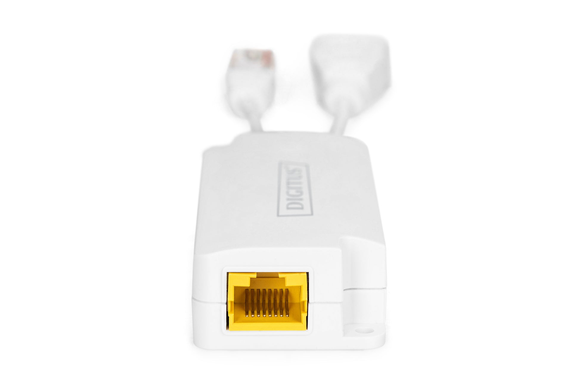 Digitus PoE-Splitter RJ-45 zu USB-A – PoE+ (IEEE 802.3at), 10/100 Mbit/s, 5 V/2,5 A, 0,124 m – Weiss