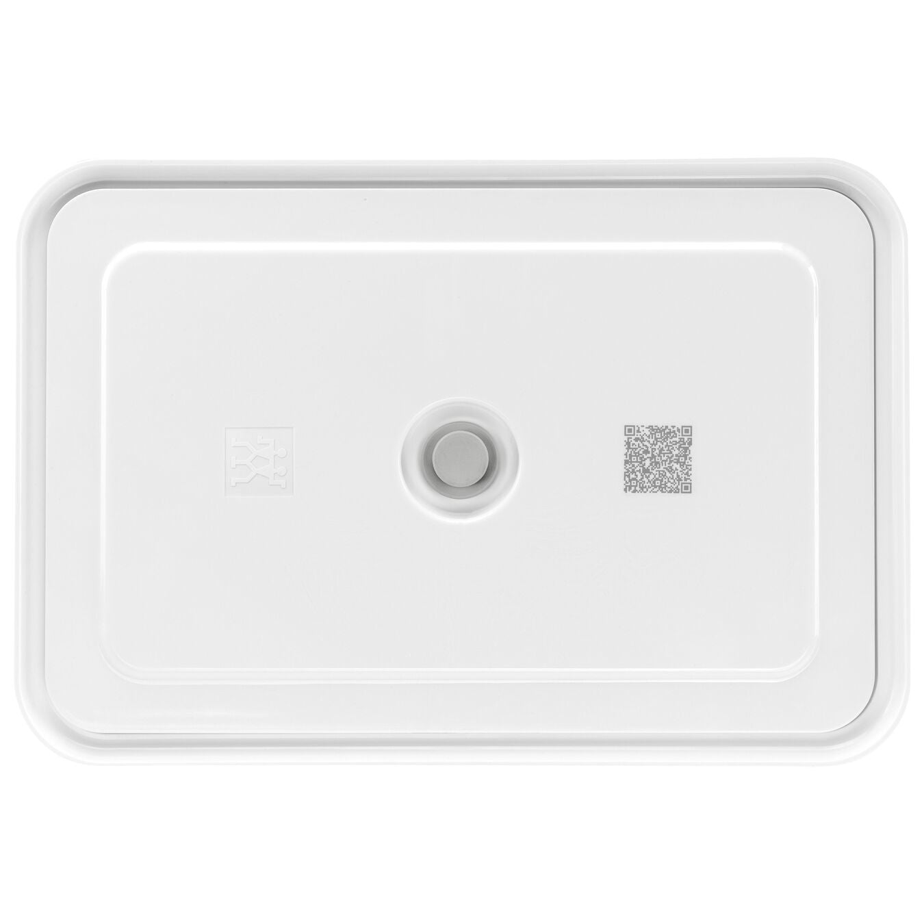 ZWILLING Vakuumbehälter Fresh & Save – 20 × 29,2 × 9,7 cm, 2,85 l – für Vakuumierer, Glas, Grau/Transparent