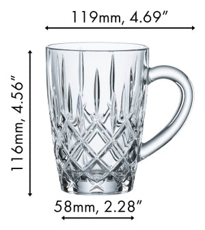Nachtmann Teetasse – 2er Set, 347 ml, Ø 12 cm, H 11,6 cm, Glas, spülmaschinenfest, mikrowellengeeignet