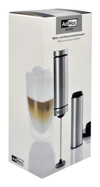 AdHoc Milchschäumer-Stab RAPIDO MS10 – Akku – Silber