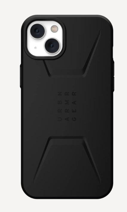 Urban Armor Gear UAG – Backcover Civilian – für Apple iPhone 14 Plus – schwarz – MagSafe-kompatibel