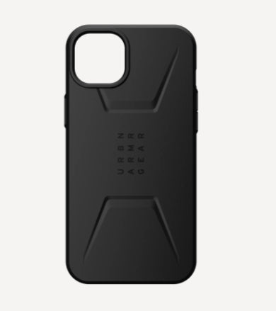 Urban Armor Gear UAG – Backcover Civilian – für Apple iPhone 14 Plus – schwarz – MagSafe-kompatibel