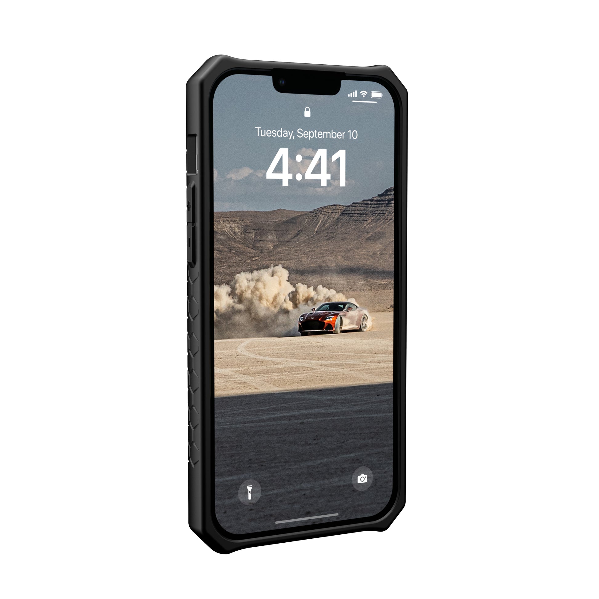 Urban Armor Gear Backcover Monarch – für Apple iPhone 14 Plus – schwarz – absturzsicher bis 6 m