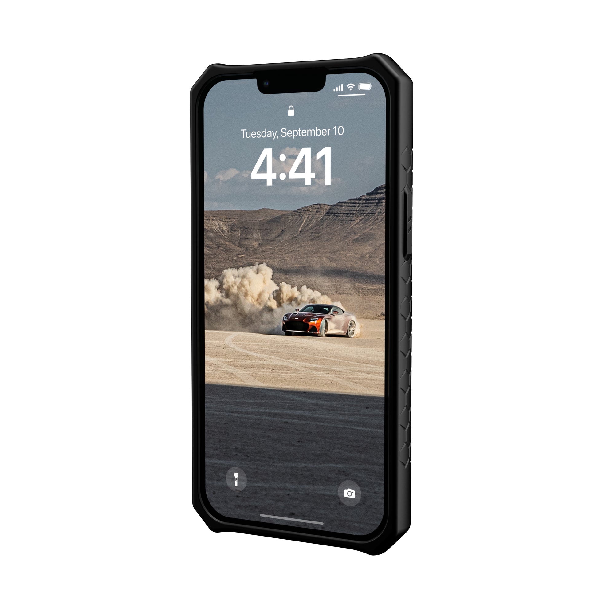 Urban Armor Gear Backcover Monarch – für Apple iPhone 14 Plus – schwarz – absturzsicher bis 6 m