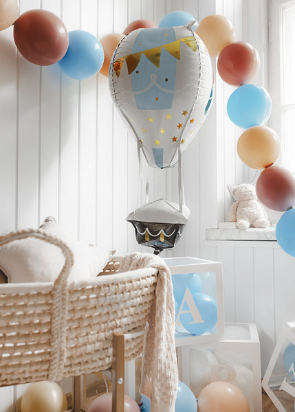 PartyDeco Luftballons – Hellblau – Ø 33 cm – Latex – 20 Stk