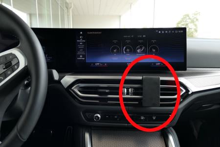 Brodit Auto-Halterung, Clip-Montage – für BMW 3er (G20/G21, 2023–2024, LHD) – Schwarz, ABS