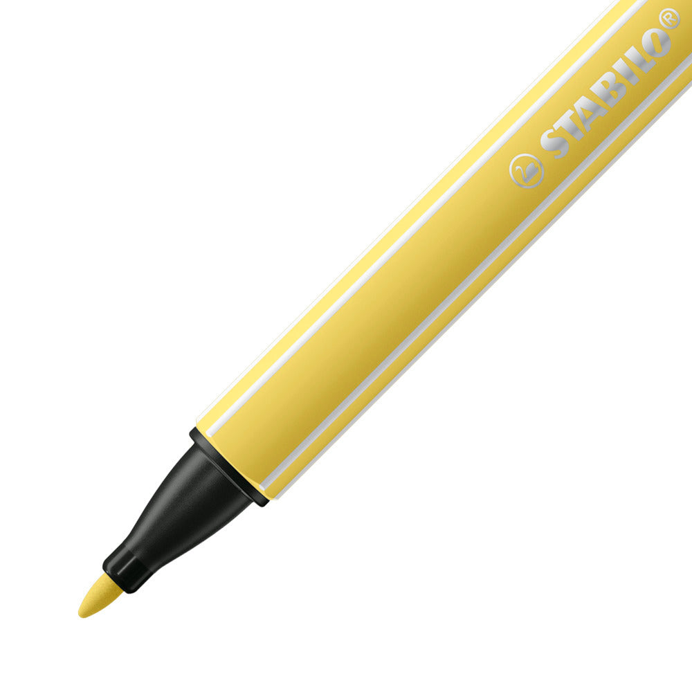 STABILO pointMax Fineliner – 0,8 mm, gelb, Cap-Off