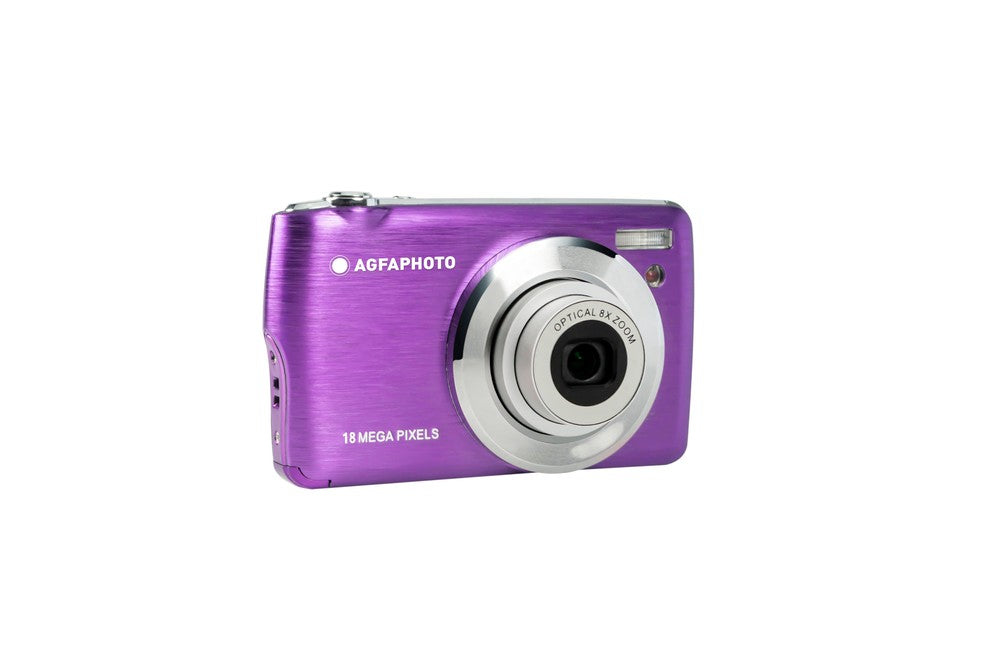 AgfaPhoto Compact DC8200 – 8× optischer Zoom, 18 MP, 1080p, Violett
