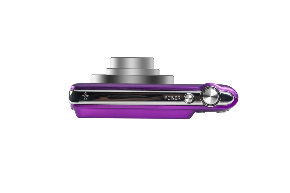 AgfaPhoto Compact Cam DC8200 – Kompaktkamera, 18 MP 1/3,2", 1080p, 8× optischer Zoom, Violett
