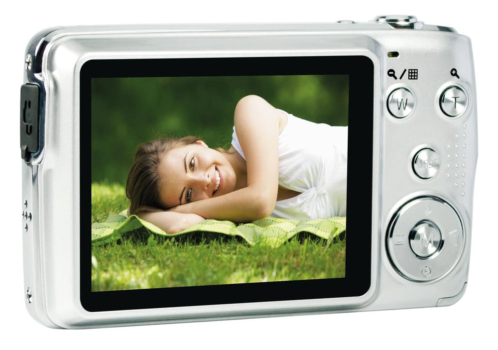 AgfaPhoto Compact DC8200 – 8× Optischer Zoom, 18 MP, 1080p, Silber