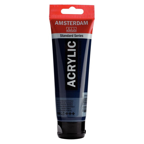 Royal Amsterdam – Acrylic Standard – Acrylfarbe – Phthalo Preussischblau, 120 ml