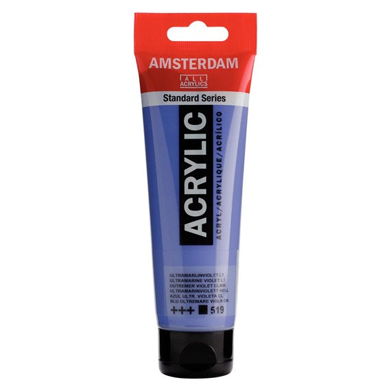 Royal Amsterdam Acrylfarbe – Ultraviolett Hell 519 – 120 ml Tube
