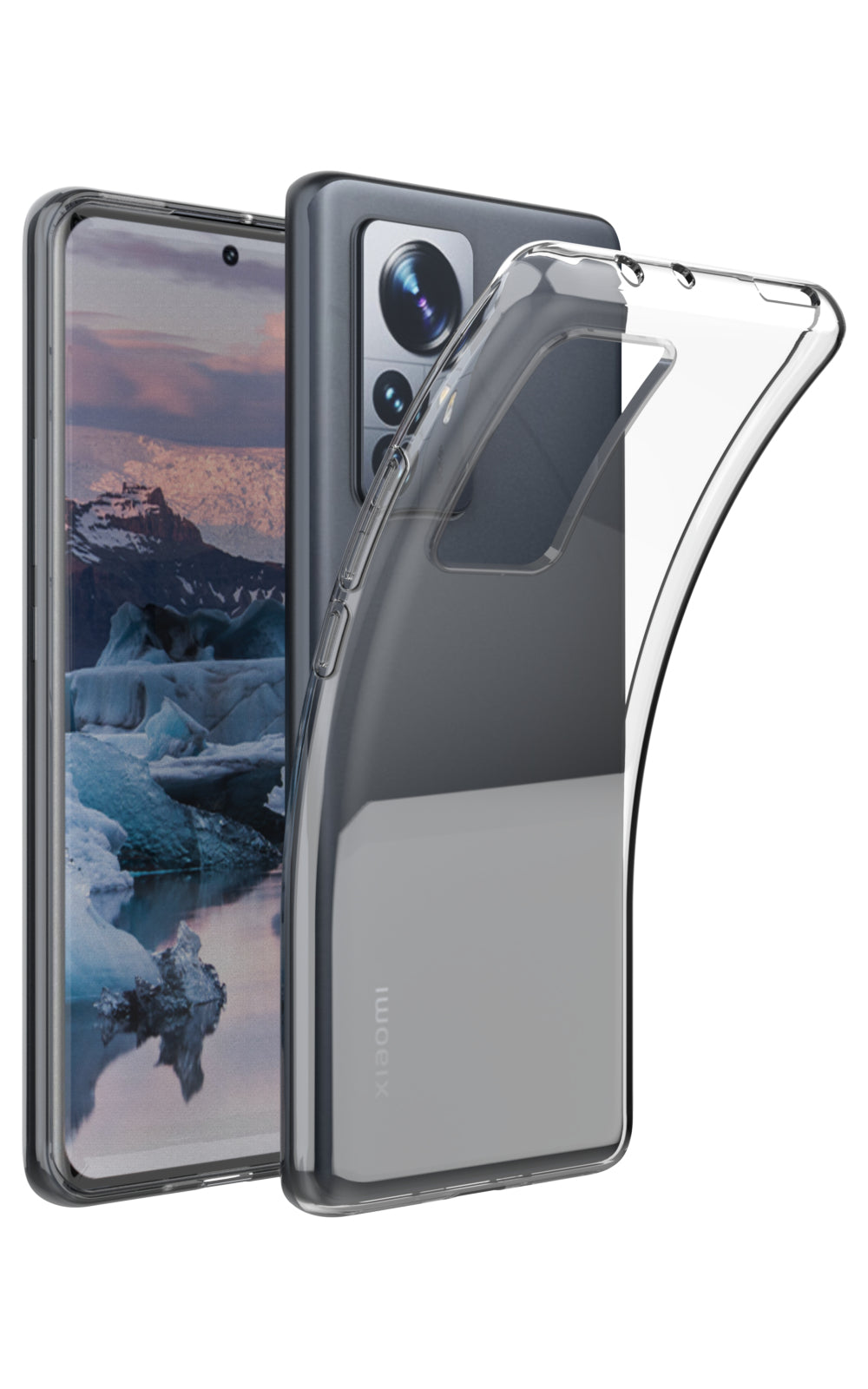 dbramante1928 Greenland Backcover – für Xiaomi 12 Pro, Kunststoff, Transparent, kabelloses Laden