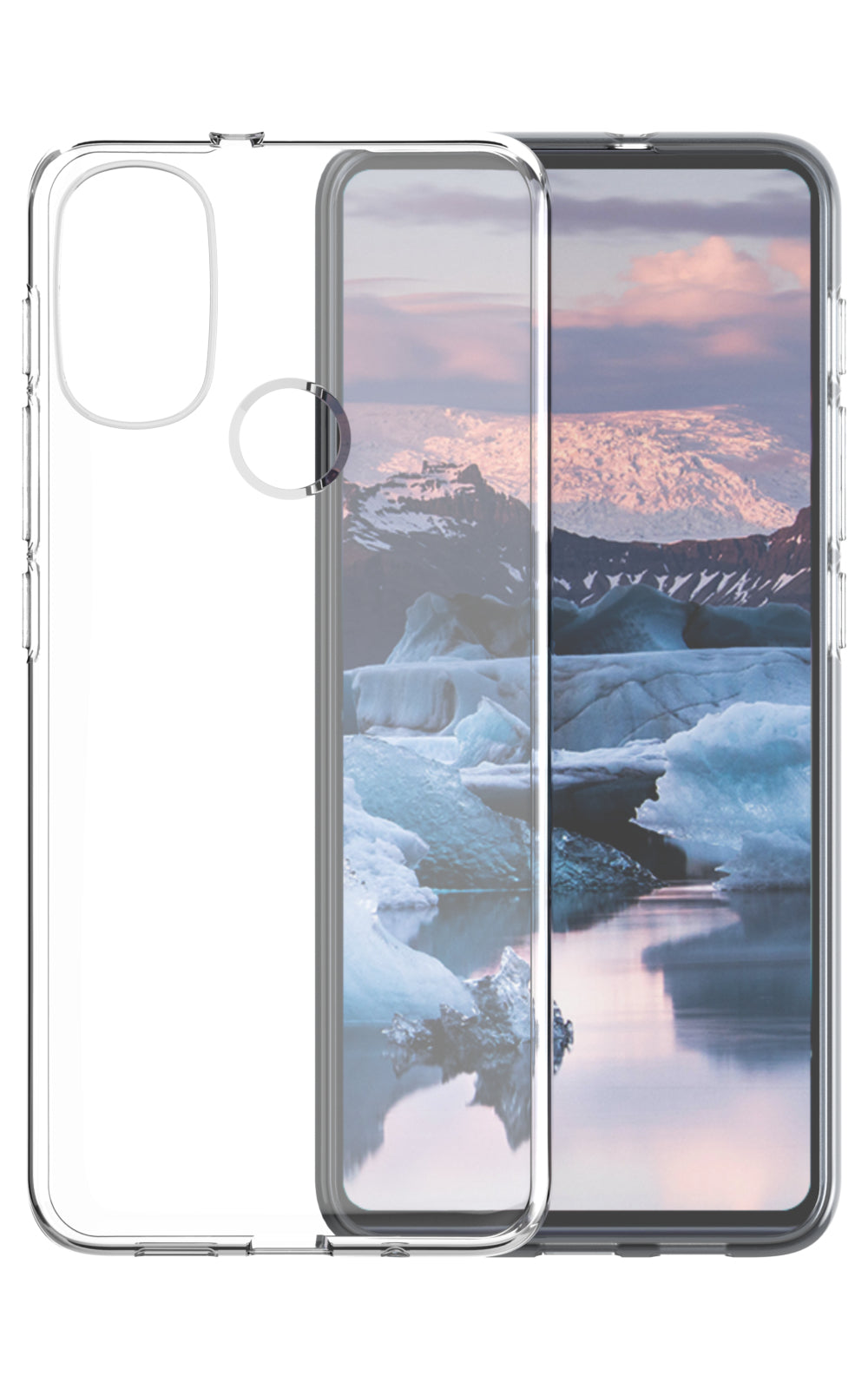 dbramante1928 Greenland Backcover – für Motorola Moto E40, Recycling-Kunststoff, transparent
