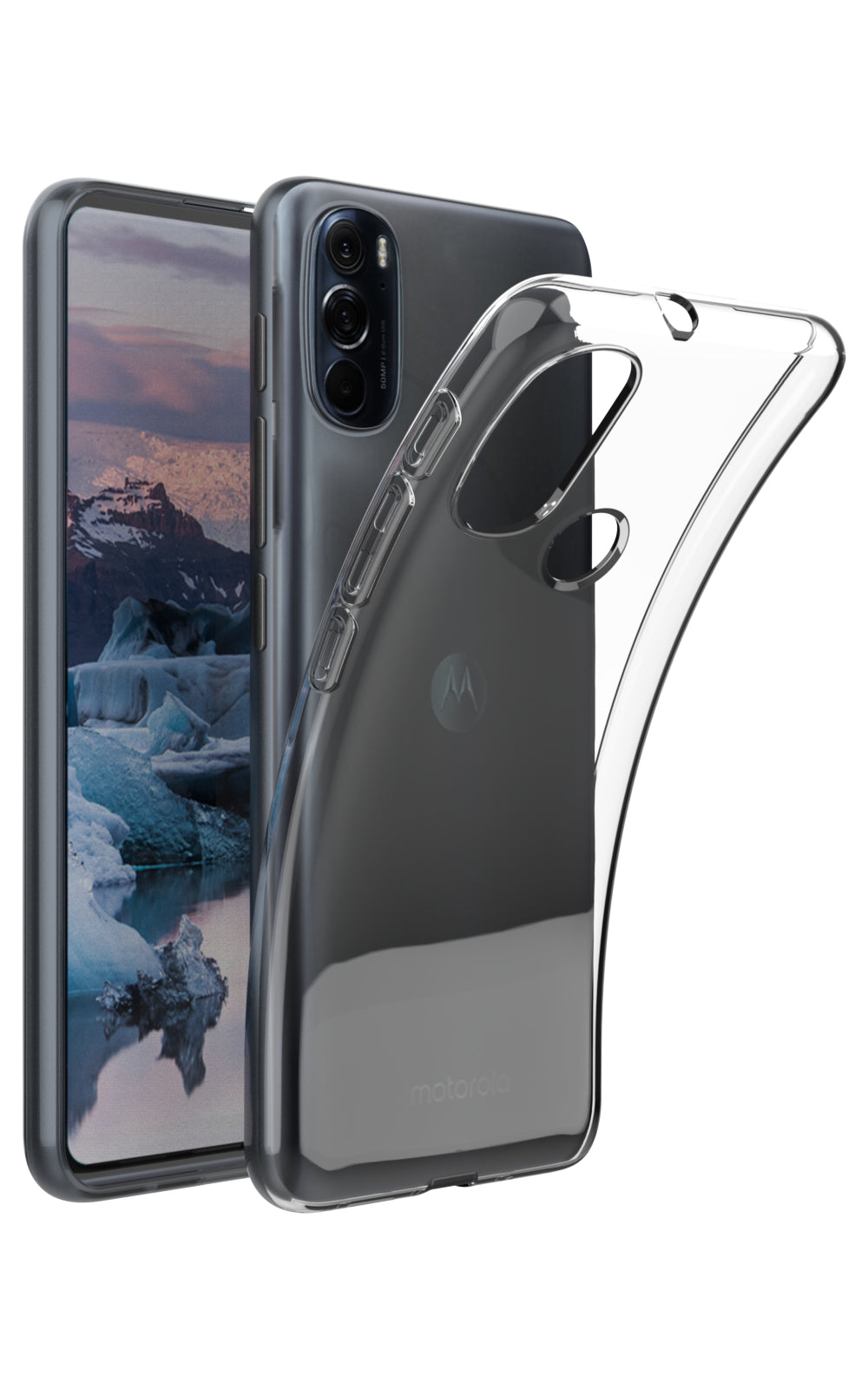dbramante1928 Greenland Backcover – für Motorola Moto E40, Recycling-Kunststoff, transparent
