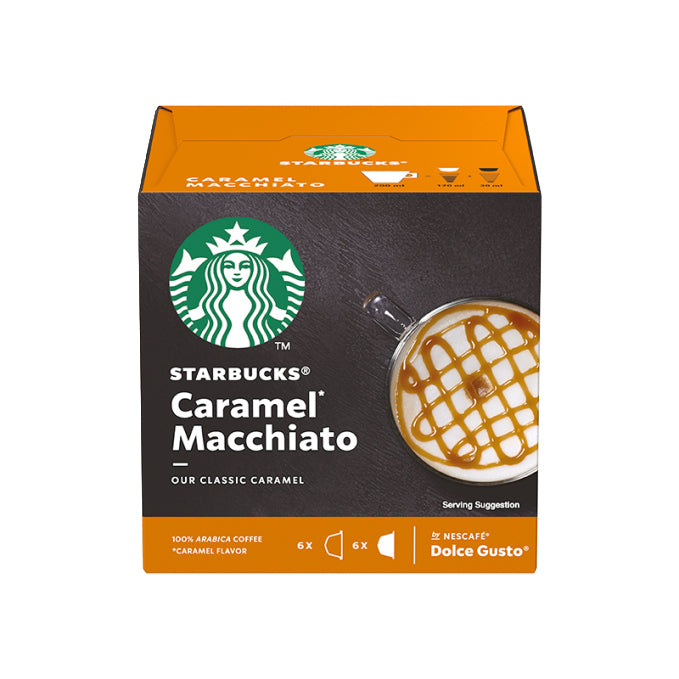 Starbucks Caramel Macchiato – Kapseln für Nespresso – 12 Kapseln