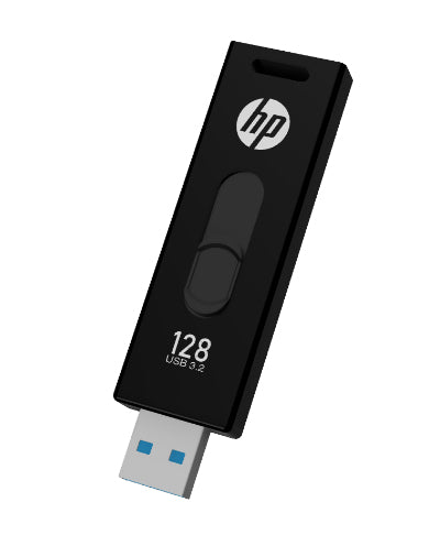 HP x911w USB-Stick 128 GB – USB-A 3.2 Gen 1, 500/450 MB/s, Dia, Schwarz