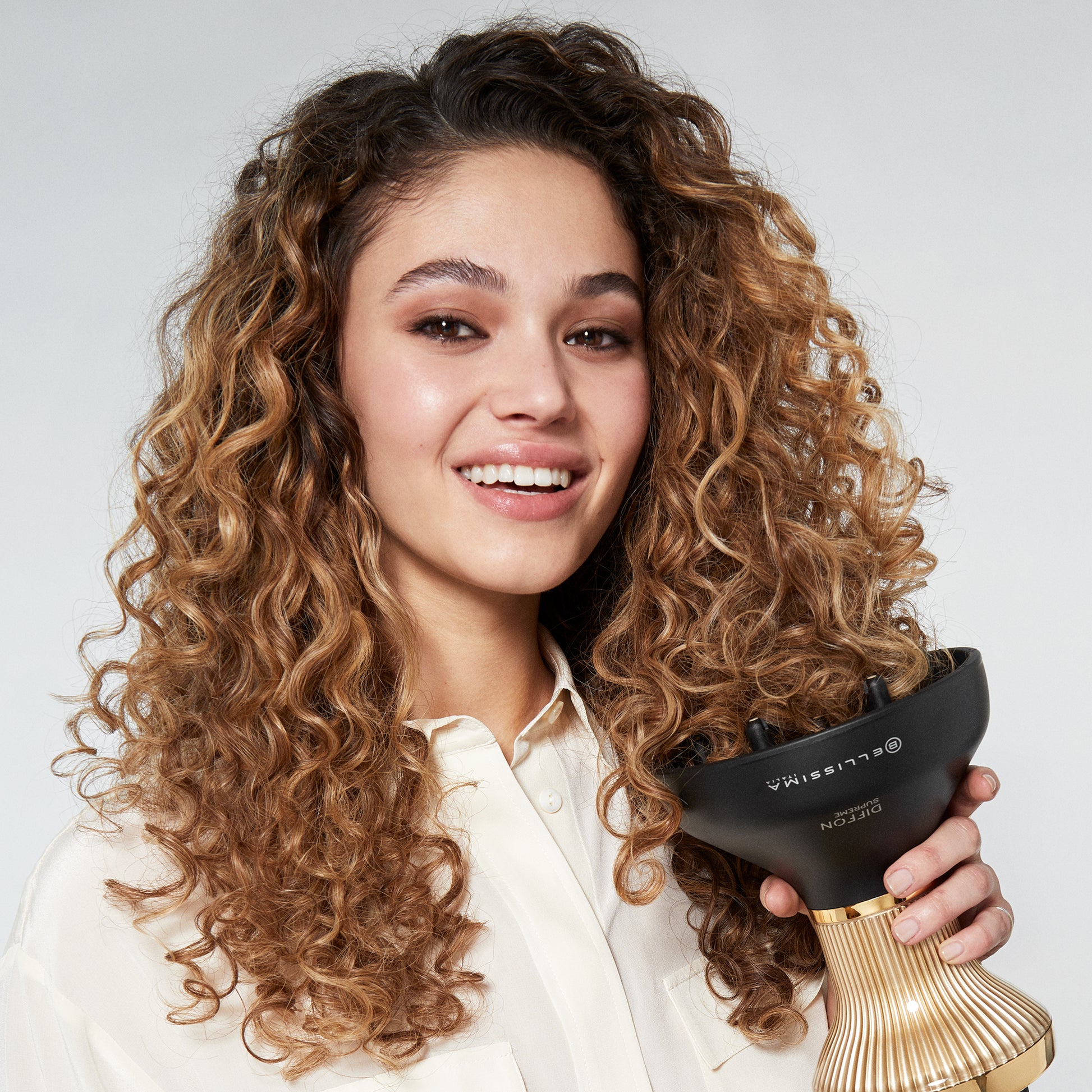 Bellissima Diffon Supreme Ion Care XL Lockenwickler – Ionenfunktion – 770 W – Schwarz/Gold