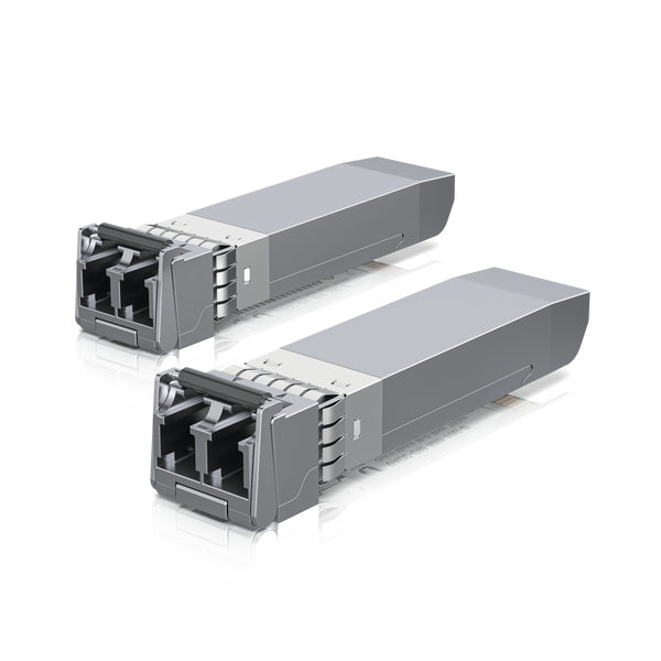 Ubiquiti UACC-OM-MM-10G-D-2 SFP-Transceiver – 10 Gbit/s, Multimode, LC, 850 nm, 300 m – Silber