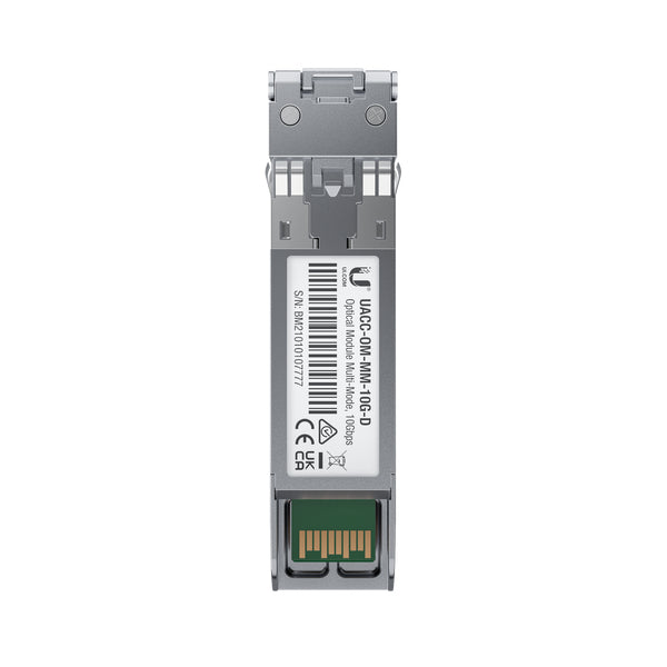 Ubiquiti UACC-OM-MM-10G-D-2 SFP-Transceiver – 10 Gbit/s, Multimode, LC, 850 nm, 300 m – Silber