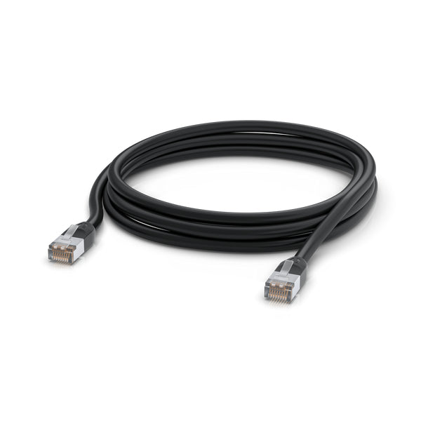 Ubiquiti UACC-CABLE-PATCH-OUTDOOR-3M-BK Patchkabel – Cat5e S/UTP, 3 m, Schwarz, RJ-45