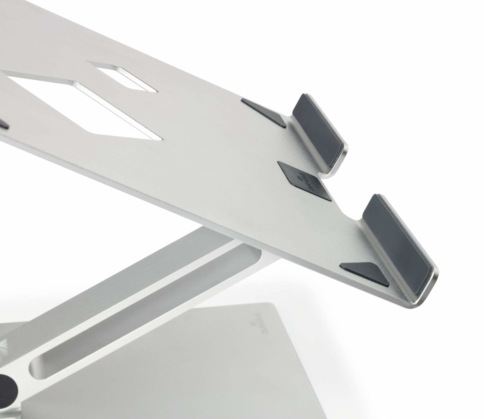 Durable Tablet-/Notebookhalter – für Notebooks und Tablets 10–17", Aluminium, silber metallic