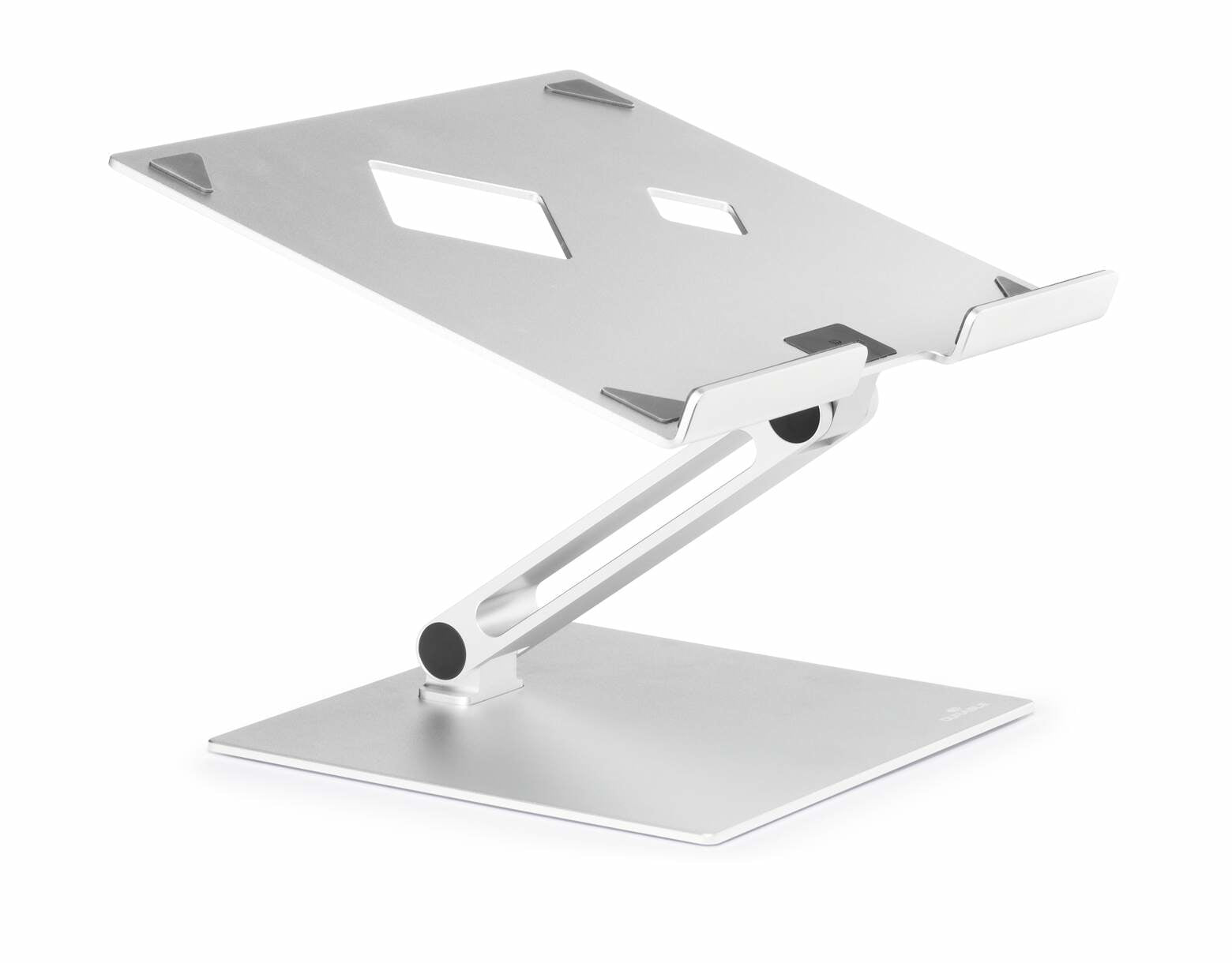 Durable Tablet-/Notebookhalter – für Notebooks und Tablets 10–17", Aluminium, silber metallic