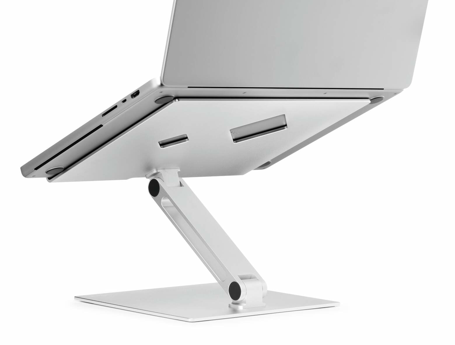 Durable Tablet-/Notebookhalter – für Notebooks und Tablets 10–17", Aluminium, silber metallic