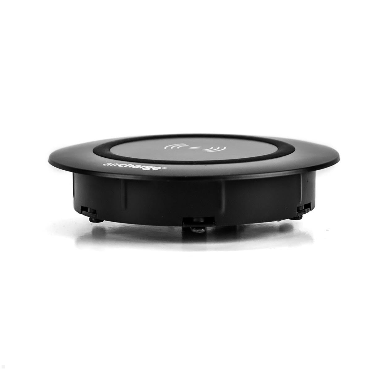 Bachmann AirCharge Kabelloses Ladegerät 15 W – Qi – für Qi-fähige Smartphones – Schwarz