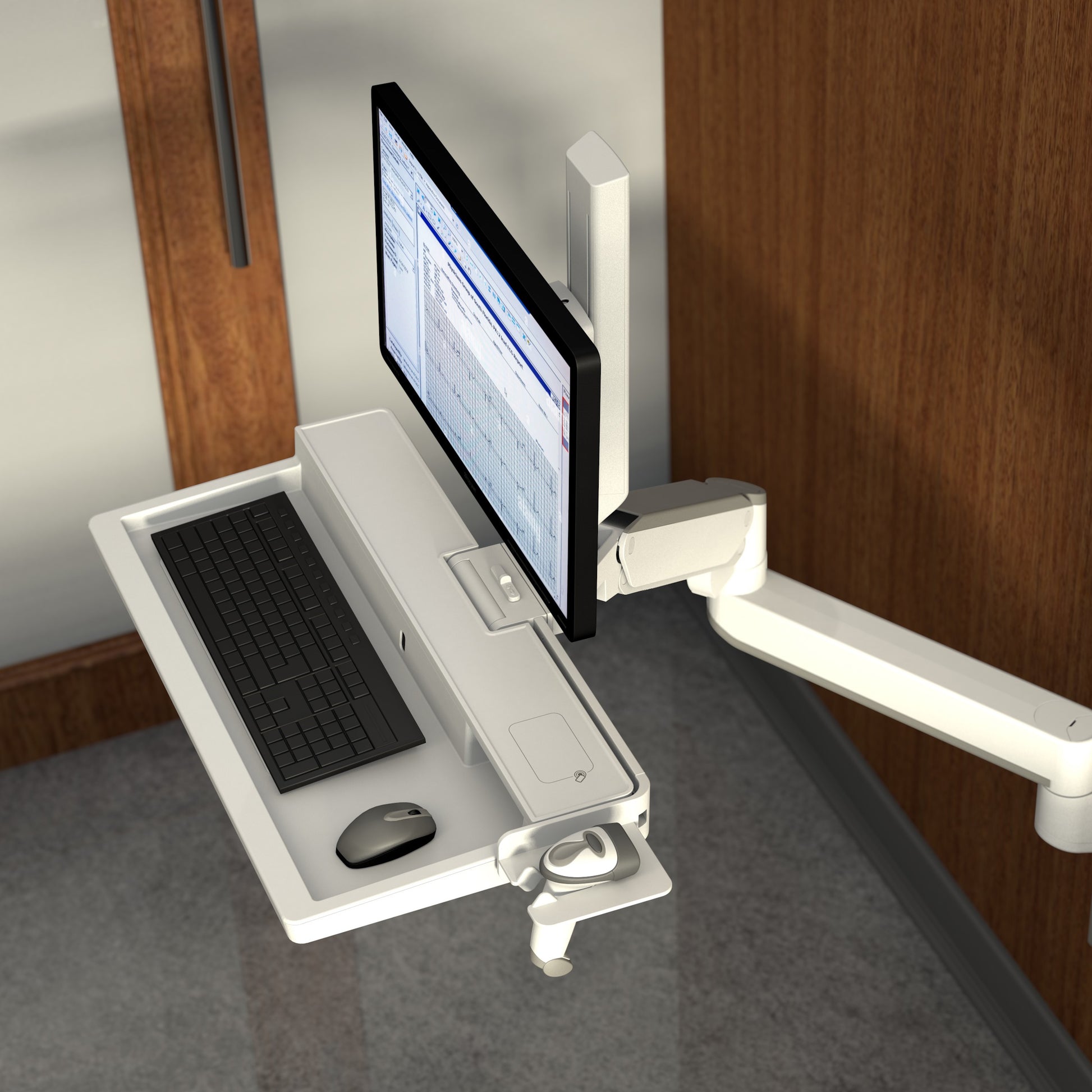 Ergotron CAREFIT COMBO SYSTEM SNOW