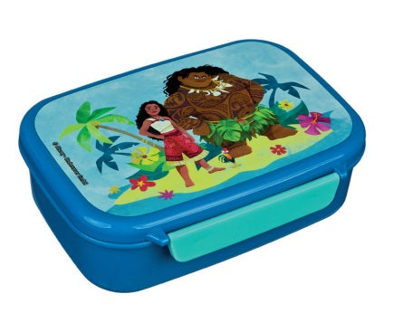 Scooli Lunchbox 800 ml, 18 × 13,5 × 6 cm, Kunststoff, BPA-frei, blau (Dinosaurier)