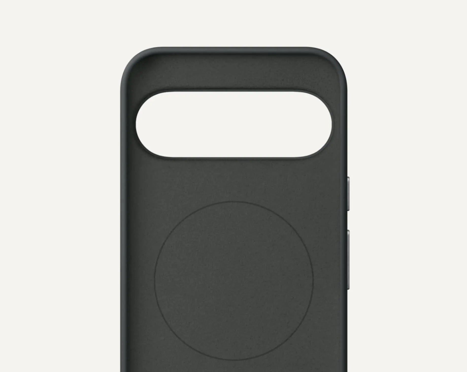 Google Backcover – für Google Pixel 10 Pro XL, Mikrofaser+PC+Silikon, Obsidian