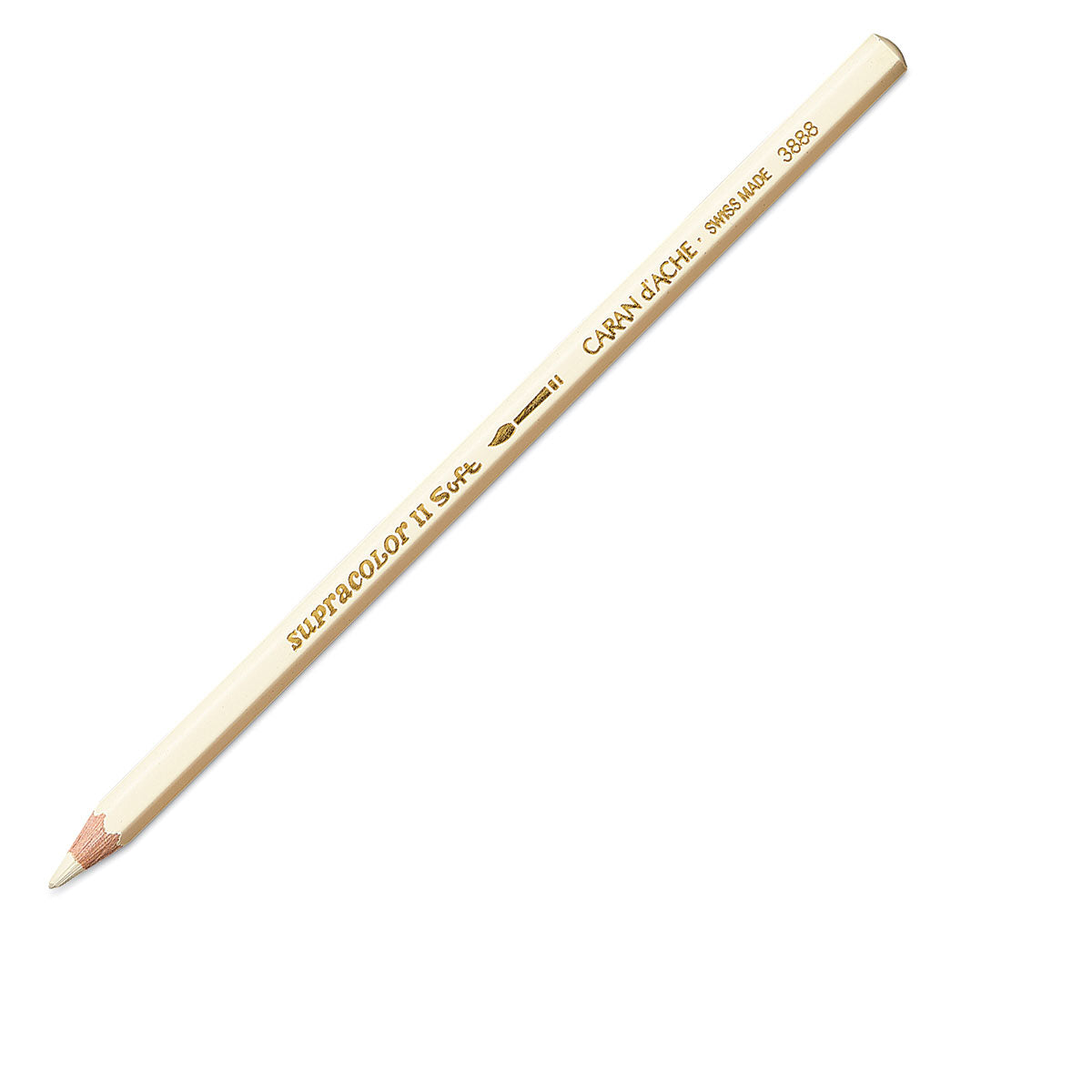 Caran d-Ache Caran d'Ache Aquarellfarbstift Supracolor Soft – creme, im Metalletui, Ø 3,8 mm, FSC