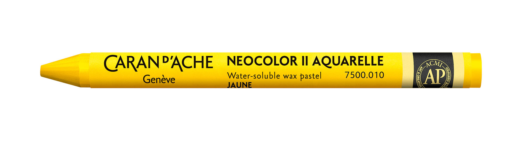 Caran d-Ache Caran d'Ache Neocolor II Aquarellfarbstift – Gelb, Mine Ø 8,6 mm
