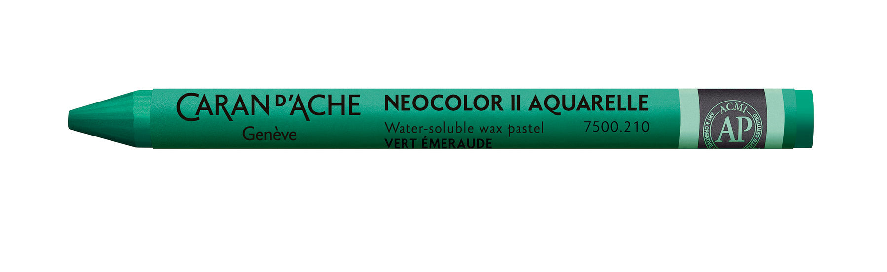 Caran d-Ache Caran d'Ache Neocolor II Aquarellfarbstift – Smaragdgrün, Mine Ø 8,6 mm