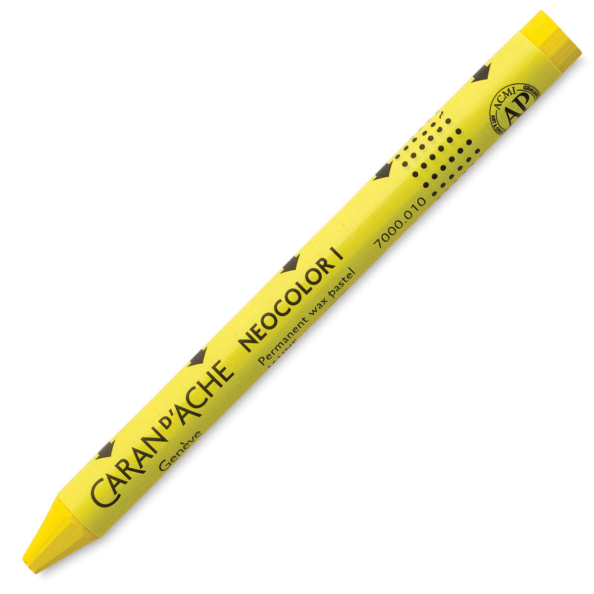 Caran d-Ache Caran d'Ache Neocolor Wachspastellkreide – gelb, Ø 9 × 100 mm, wasserfest, lichtbeständig