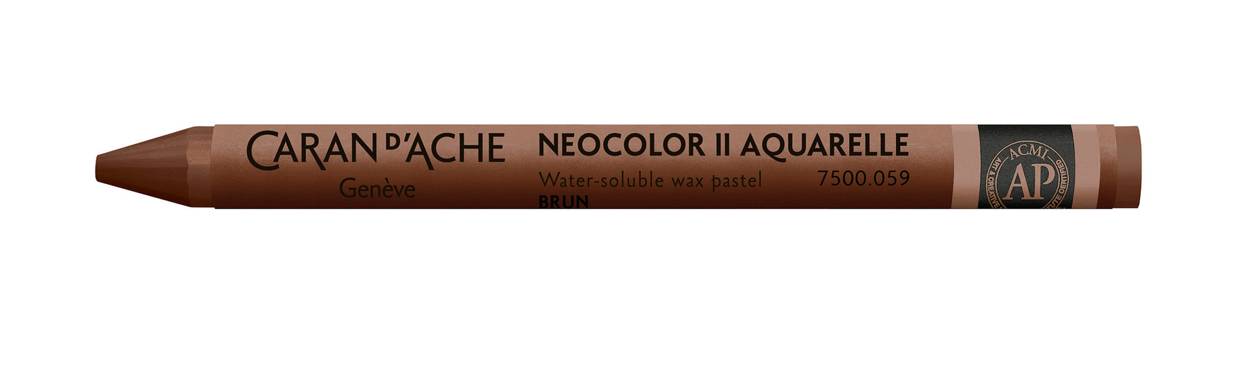 Caran d-Ache Caran d'Ache Neocolor II Aquarellfarbstift – Braun, Mine Ø 8,6 mm